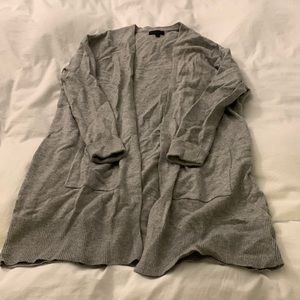 Topshop - Long Cardigan (Gray)